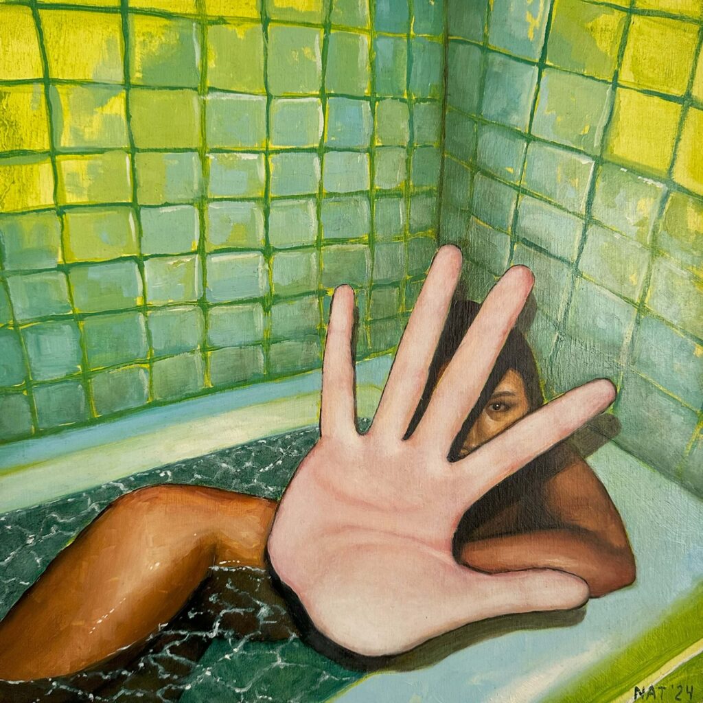 oil on panel